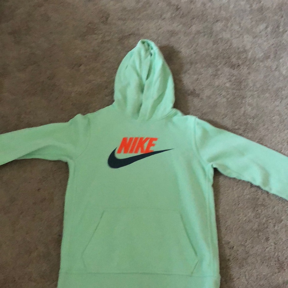 Neon green Nike hoodie